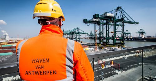 Bezoek haven van Antwerpen 15 oktober 2022 Gezinsbond Rekkem